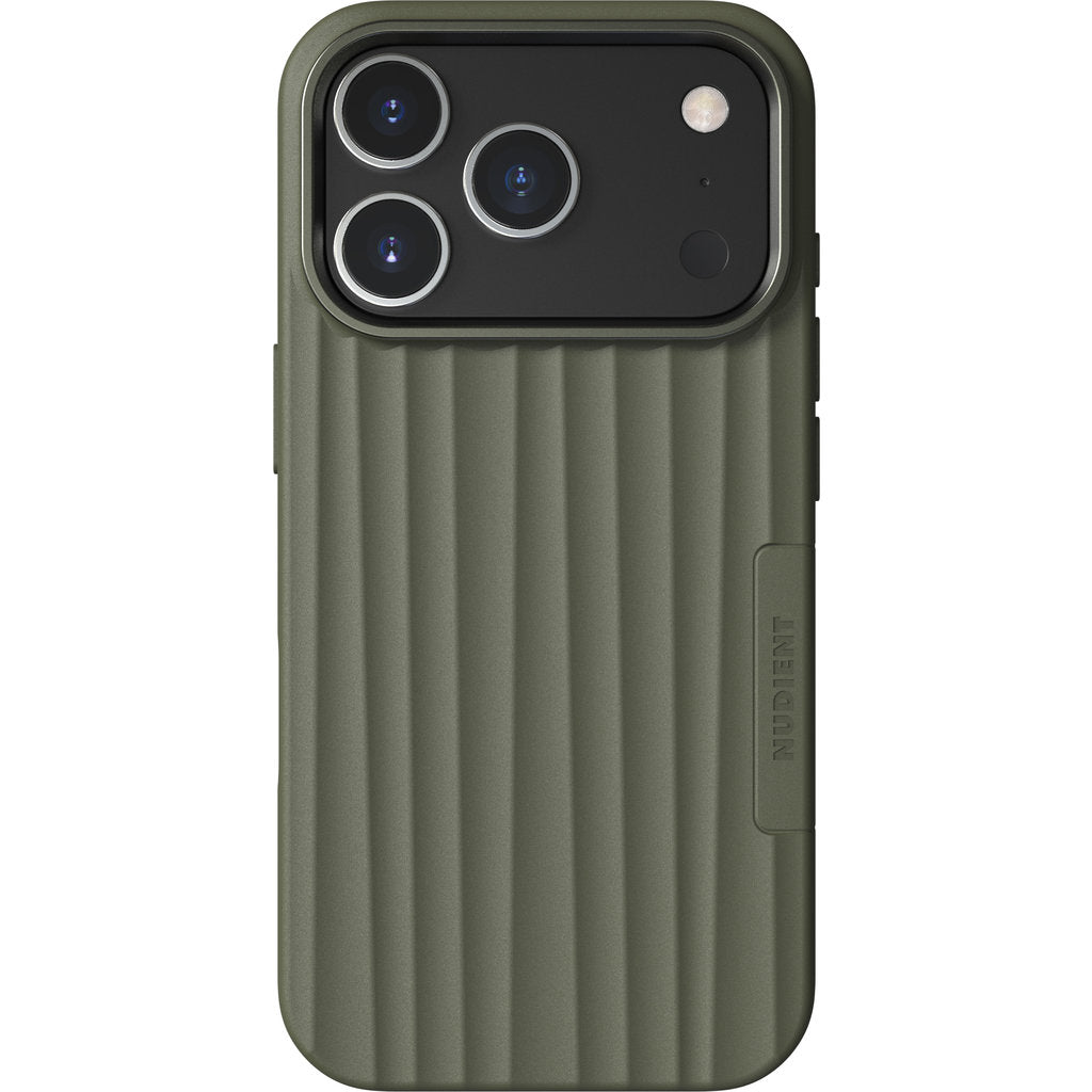 Nudient Bold MagSafe Case Apple iPhone 17 Pro Olive Green