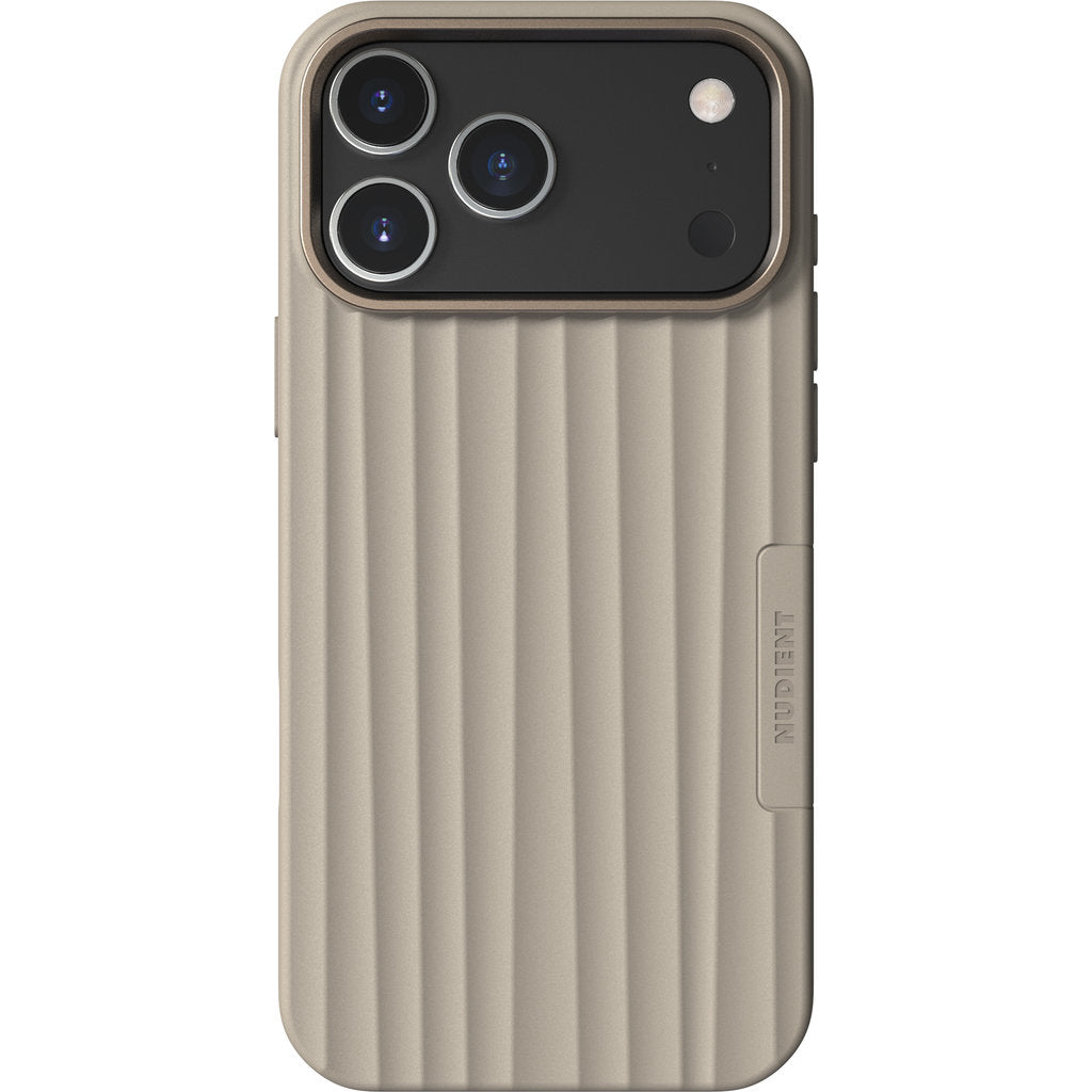 Nudient Bold MagSafe Case Apple iPhone 17 Pro Max Linen Beige