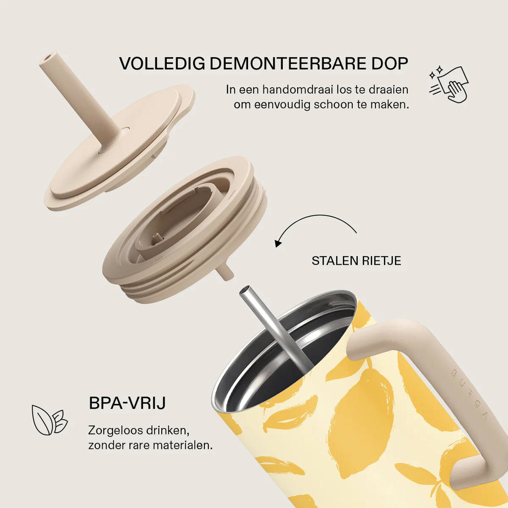Burga Tumbler Leakproof - Lemon Tart