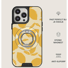 Burga MagSafe Ring Holder Silver - Lemon Tart