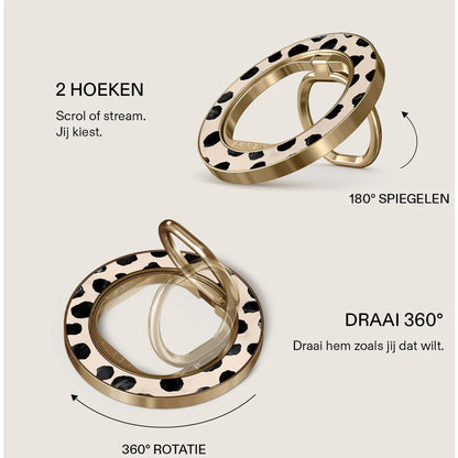 Burga MagSafe Ring Holder Gold - Almond Latte