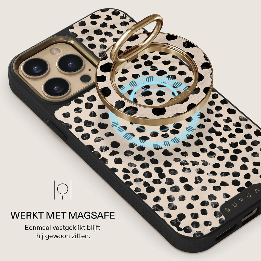 Burga MagSafe Ring Holder Gold - Almond Latte