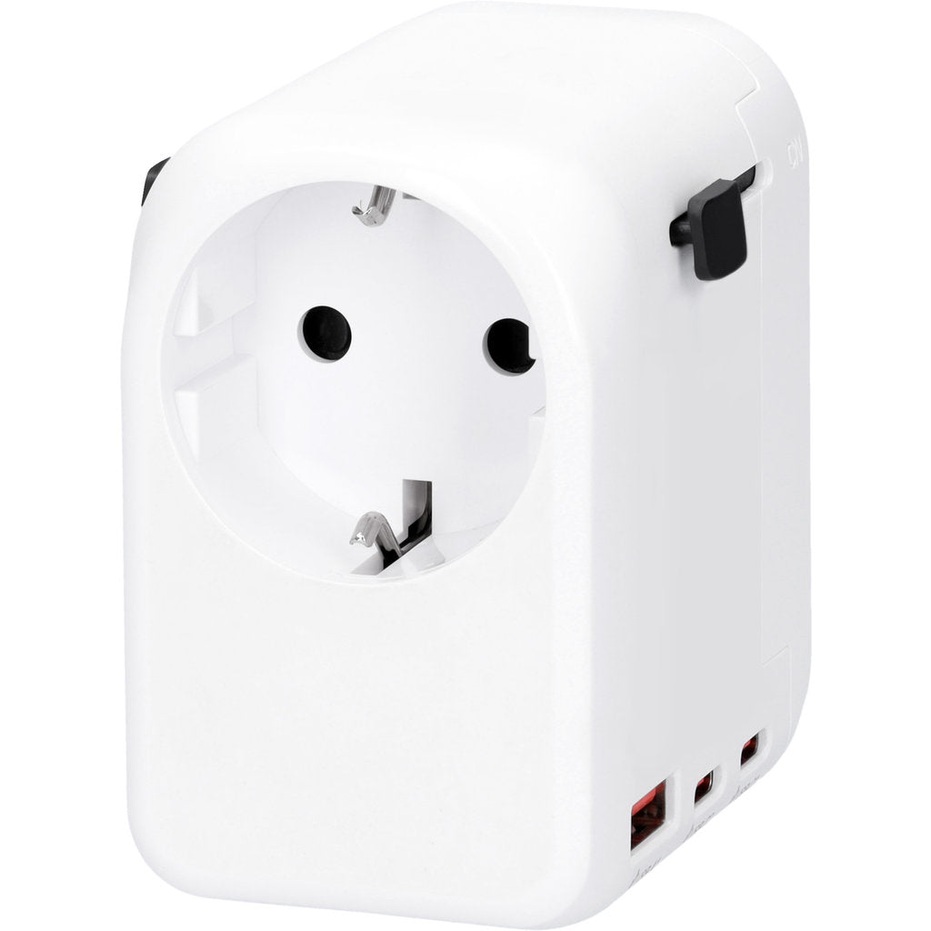 Mobiparts Universal World Travel Charger White