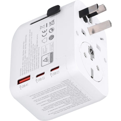 Mobiparts Universal World Travel Charger White