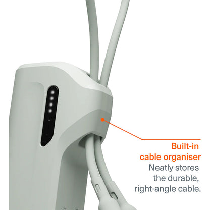 Cygnett Thumboost 5K Powerbank with semi-integrated USB-C Cable Mint