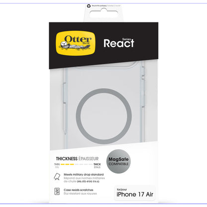 OtterBox React MagSafe Case Apple iPhone Air Clear