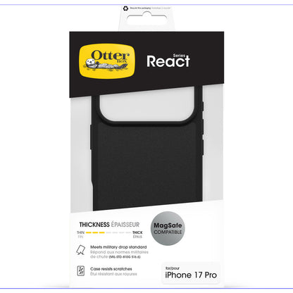 OtterBox React MagSafe Case Apple iPhone 17 Pro Black
