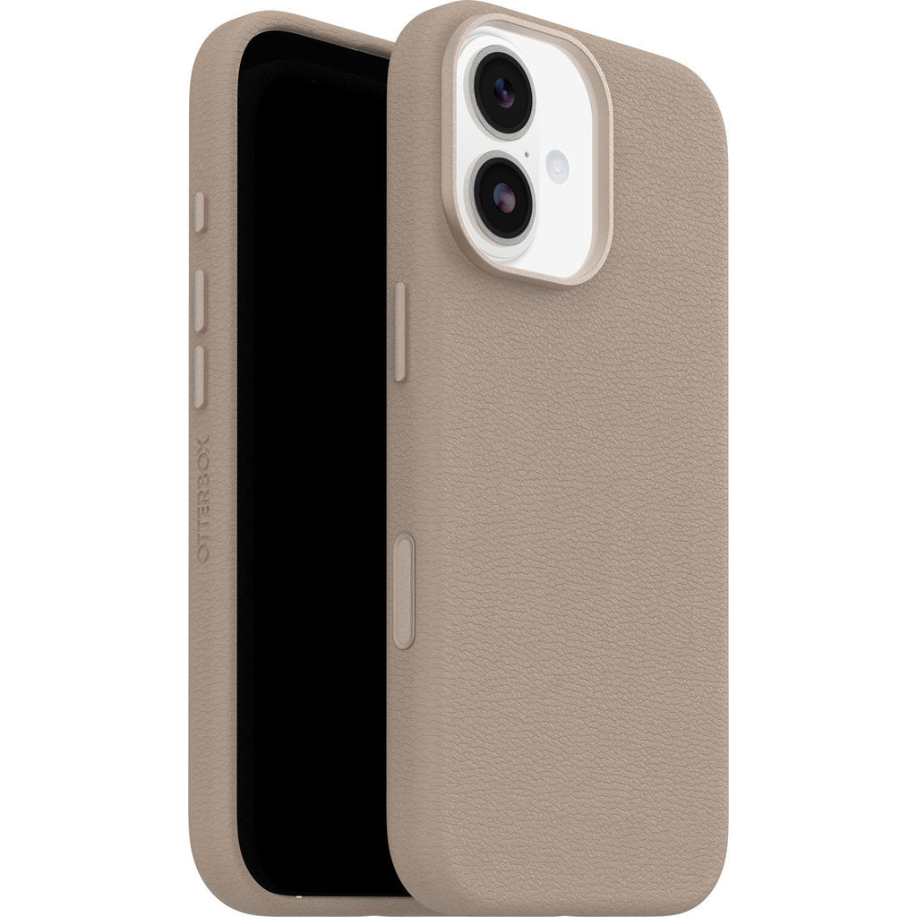 OtterBox Symmetry Cactus Leather Camera Control Case Apple iPhone 17 Light Grey