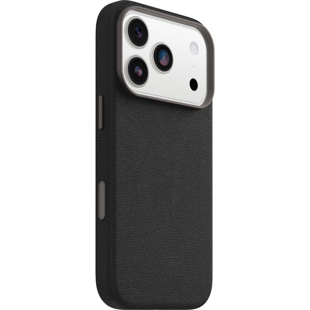 OtterBox Symmetry Cactus Leather Camera Control Case Apple iPhone 17 Pro Black