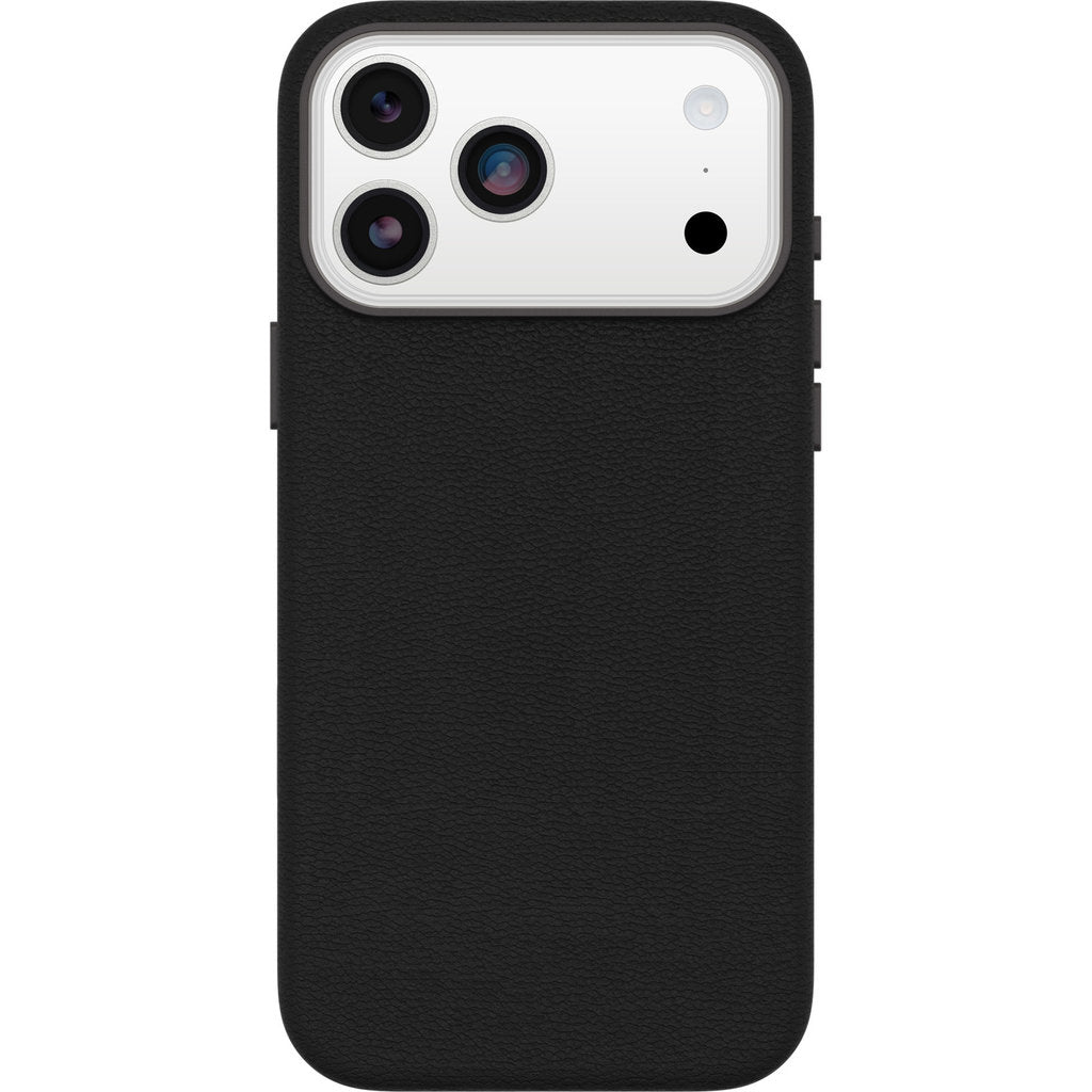 OtterBox Symmetry Cactus Leather Camera Control Case Apple iPhone 17 Pro Max Black