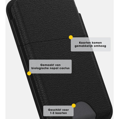 OtterBox Symmetry Cactus Leather MagSafe Wallet - Black