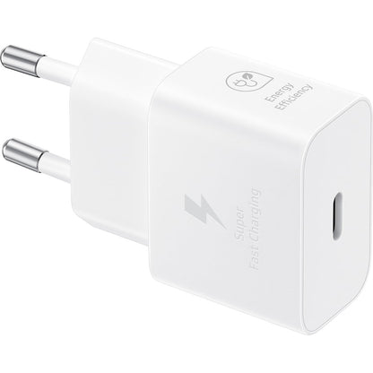 Samsung USB-C Energy Efficiency (GaN) 25W White incl USB-C to USB-C cable 1m