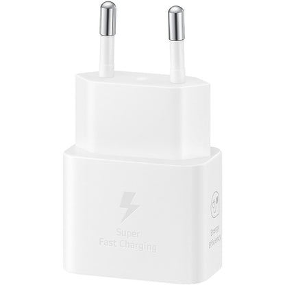 Samsung USB-C Energy Efficiency (GaN) 25W White incl USB-C to USB-C cable 1m