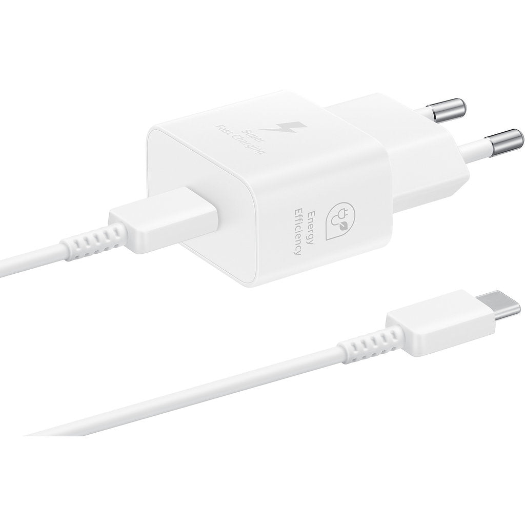 Samsung USB-C Energy Efficiency (GaN) 25W White incl USB-C to USB-C cable 1m