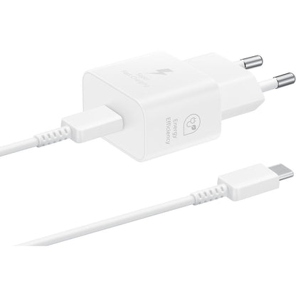 Samsung USB-C Energy Efficiency (GaN) 25W White incl USB-C to USB-C cable 1m