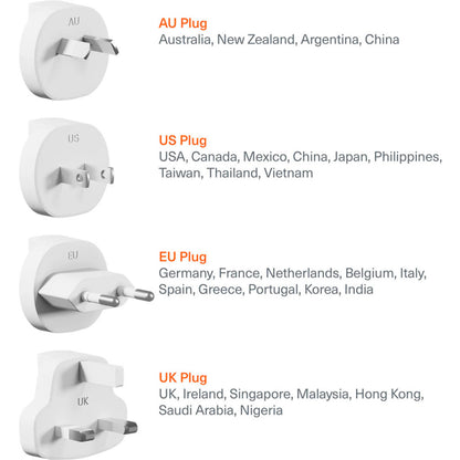 Cygnett Voyager 67W Multiport GaN Travel Wall Charger White