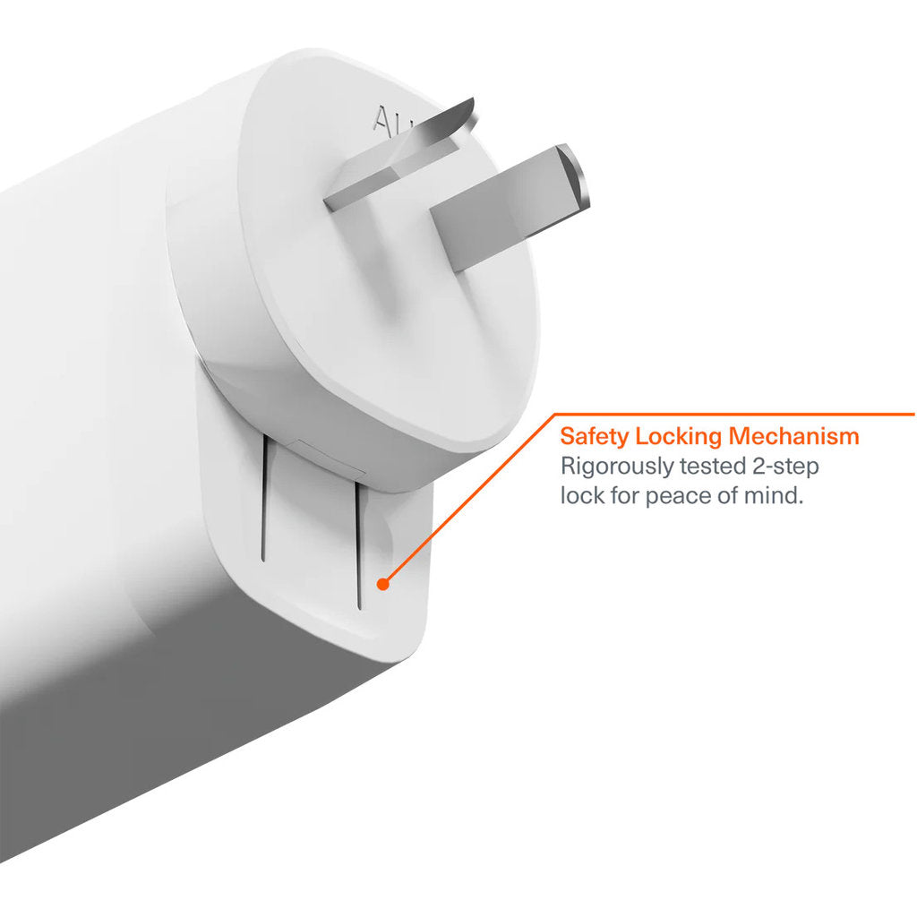 Cygnett Voyager 67W Multiport GaN Travel Wall Charger White