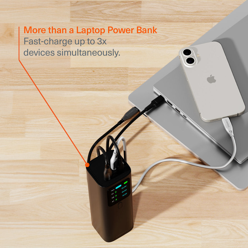 Cygnett HighPWR 27K Laptop Powerbank Black (with Case)