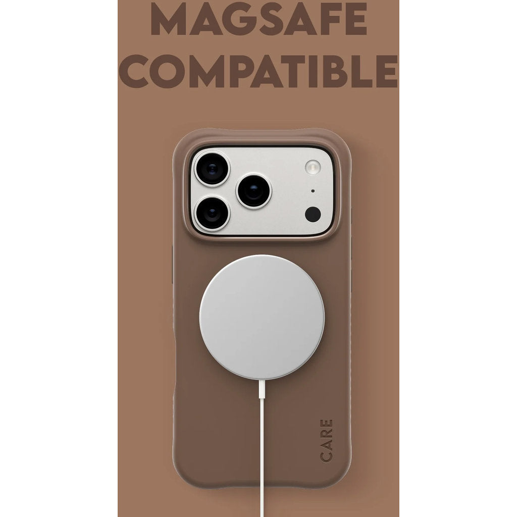 CARE by PanzerGlass Fashionable Case Samba Espresso MagSafe iPhone 17 Pro