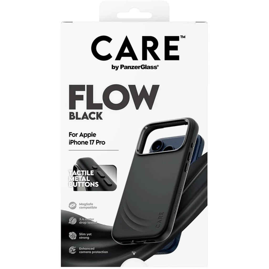 CARE by PanzerGlass Feature FLOW MagSafe Case iPhone 17 Pro Black