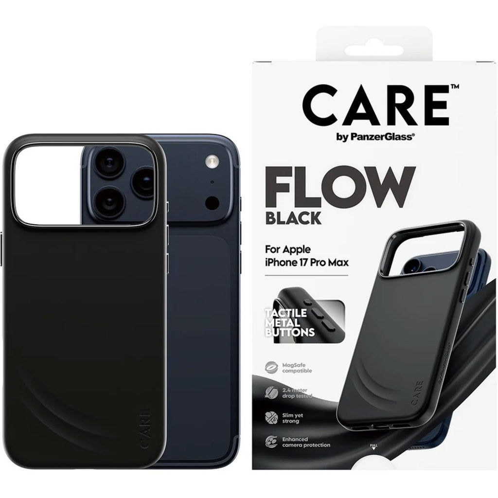 CARE by PanzerGlass Feature FLOW MagSafe Case iPhone 17 Pro Max Black