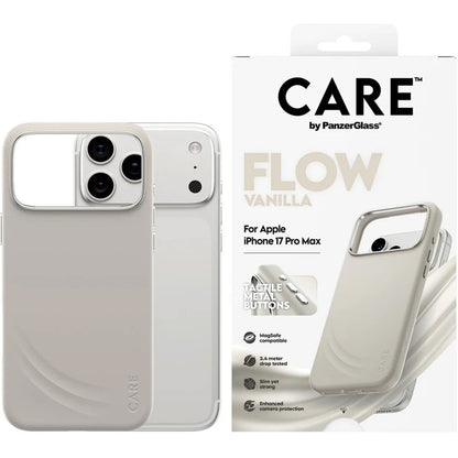 CARE by PanzerGlass Feature FLOW MagSafe Case iPhone 17 Pro Max Vanilla