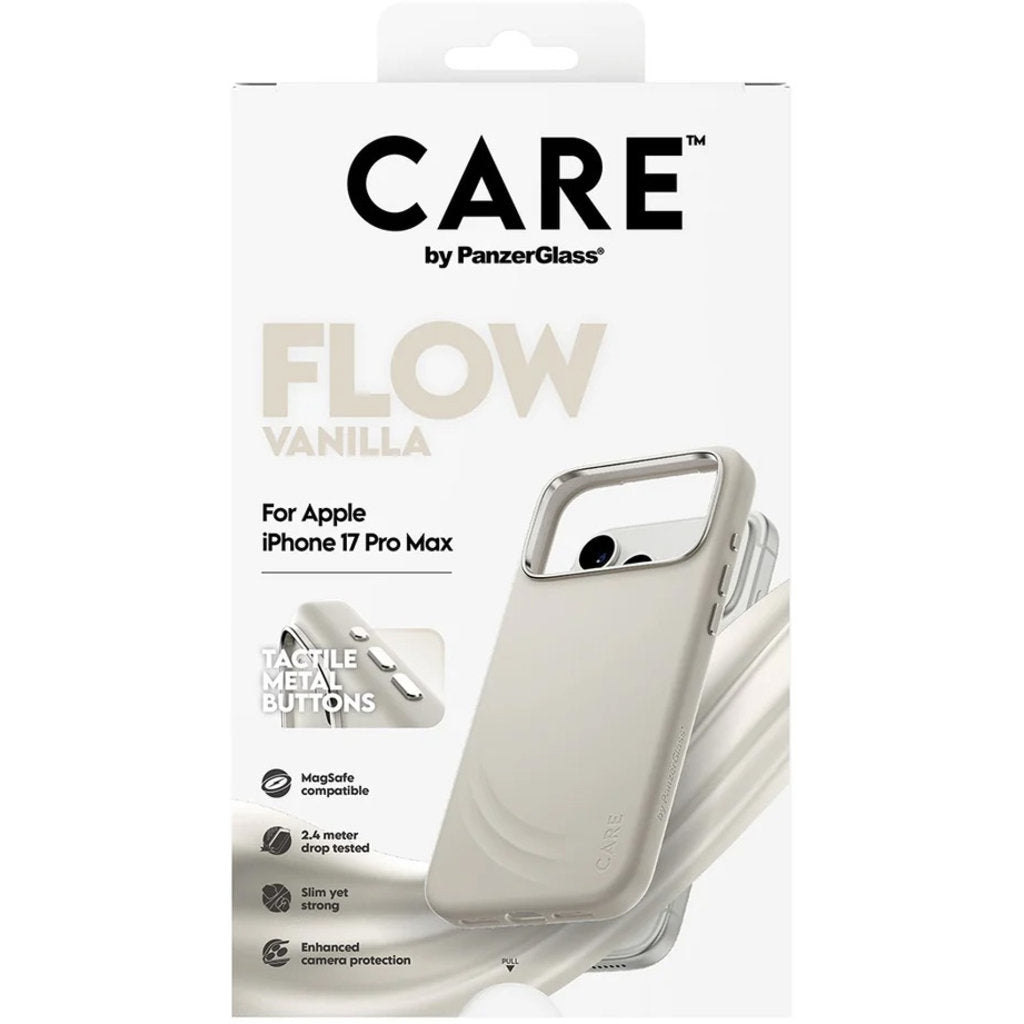 CARE by PanzerGlass Feature FLOW MagSafe Case iPhone 17 Pro Max Vanilla