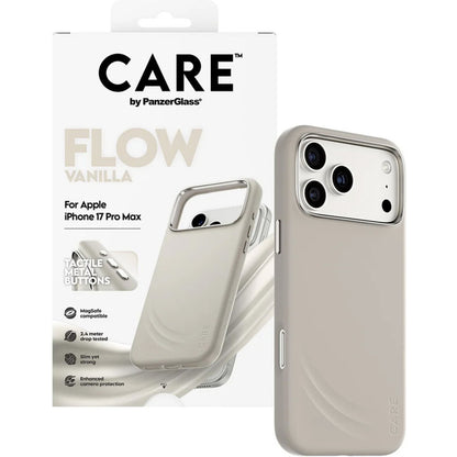 CARE by PanzerGlass Feature FLOW MagSafe Case iPhone 17 Pro Max Vanilla
