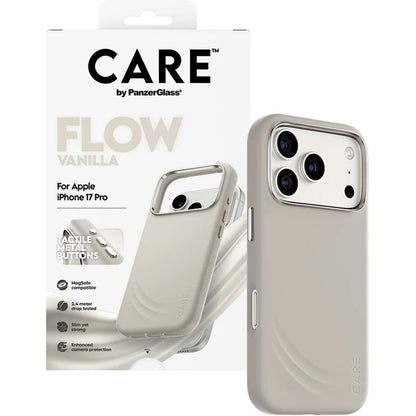 CARE by PanzerGlass Feature FLOW MagSafe Case iPhone 17 Pro Vanilla