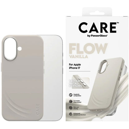 CARE by PanzerGlass Feature FLOW MagSafe Case iPhone 17 Vanilla