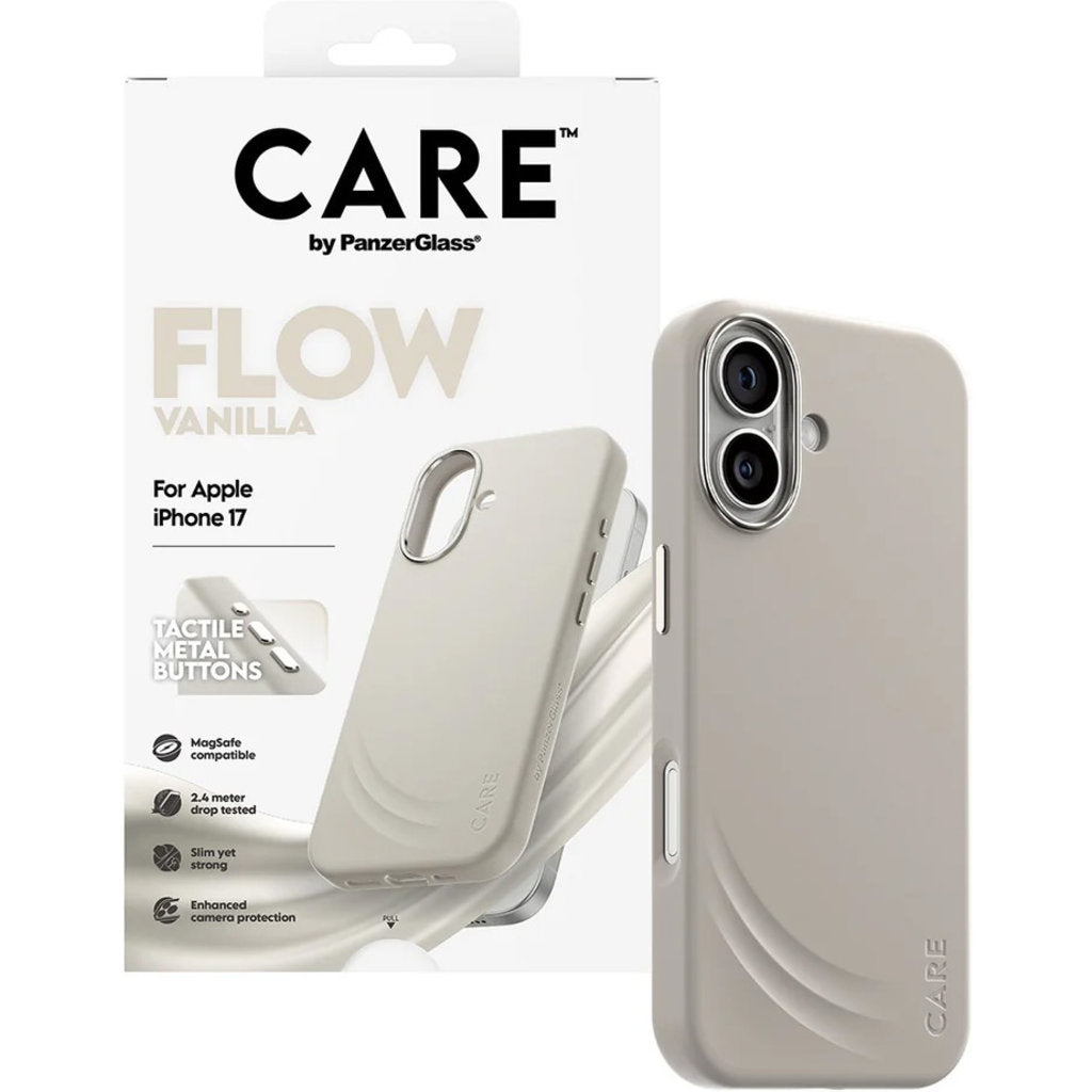 CARE by PanzerGlass Feature FLOW MagSafe Case iPhone 17 Vanilla