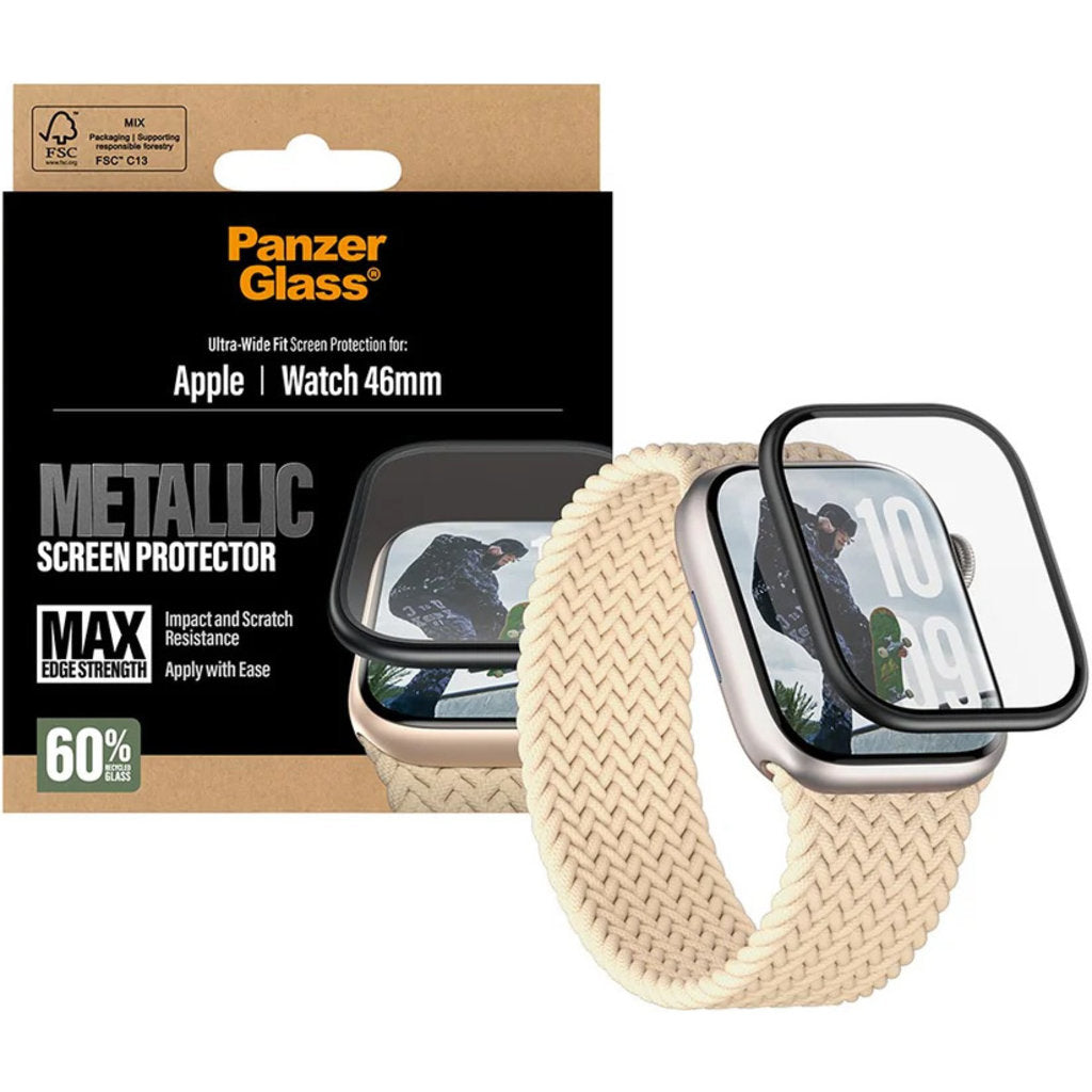 PanzerGlass Apple Watch Series 11/10 46mm - Metallic