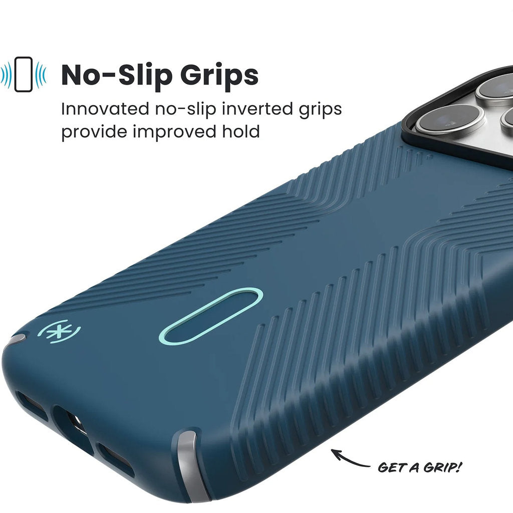 Speck Presidio2 Grip + ClickLock Apple iPhone 17 Pro Blue - with Microban