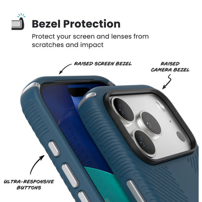 Speck Presidio2 Grip + ClickLock Apple iPhone 17 Pro Blue - with Microban