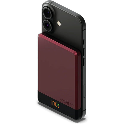 Cygnett MagSlim 5.000mAh Powerbank Cherry