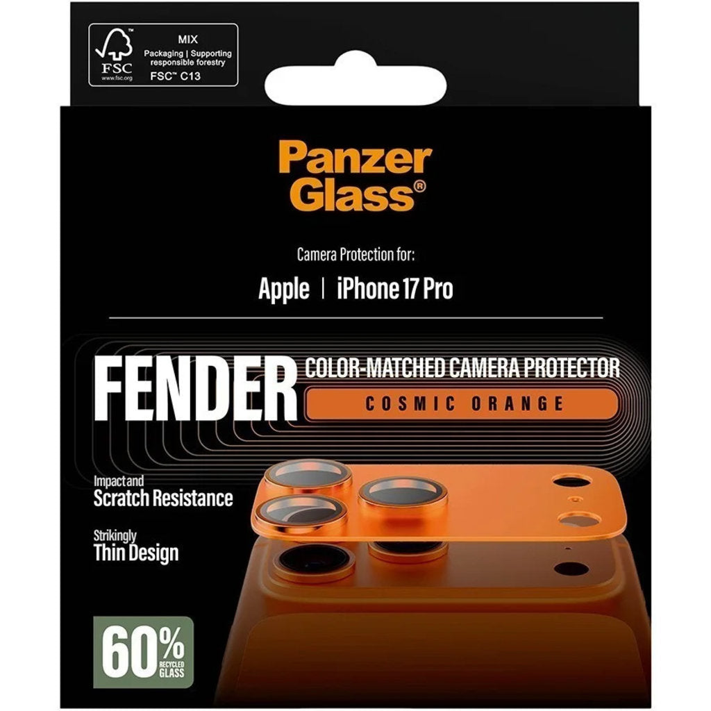 PanzerGlass FENDER Camera Protector Cosmic Orange iPhone 17 Pro