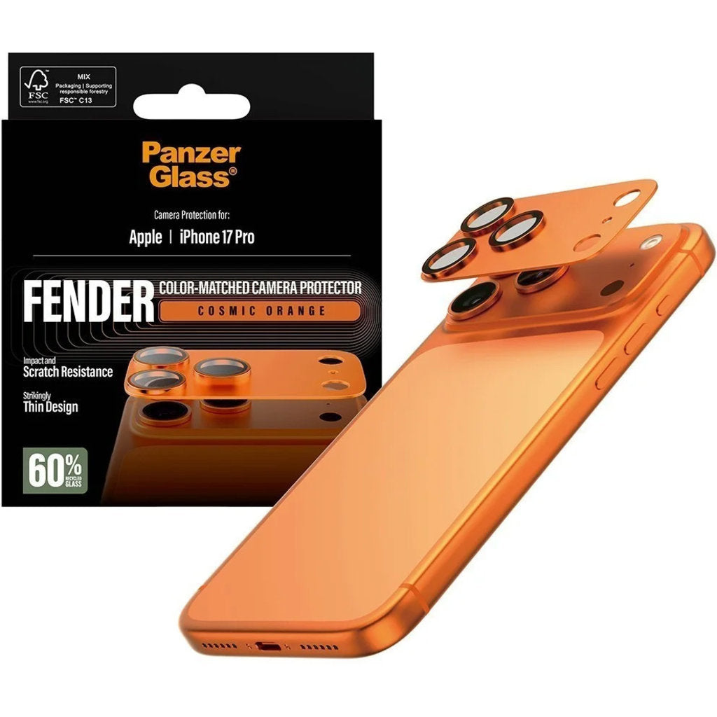PanzerGlass FENDER Camera Protector Cosmic Orange iPhone 17 Pro