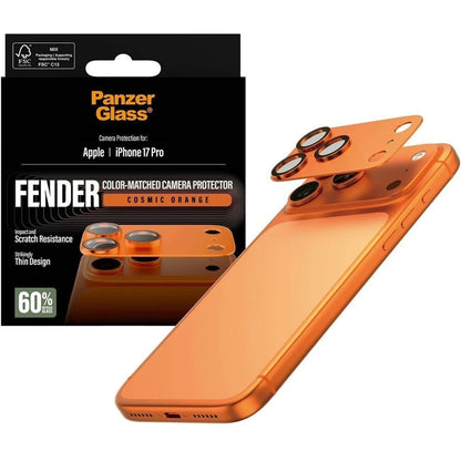 PanzerGlass FENDER Camera Protector Cosmic Orange iPhone 17 Pro