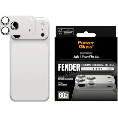 PanzerGlass FENDER Camera Protector Silver iPhone 17 Pro Max