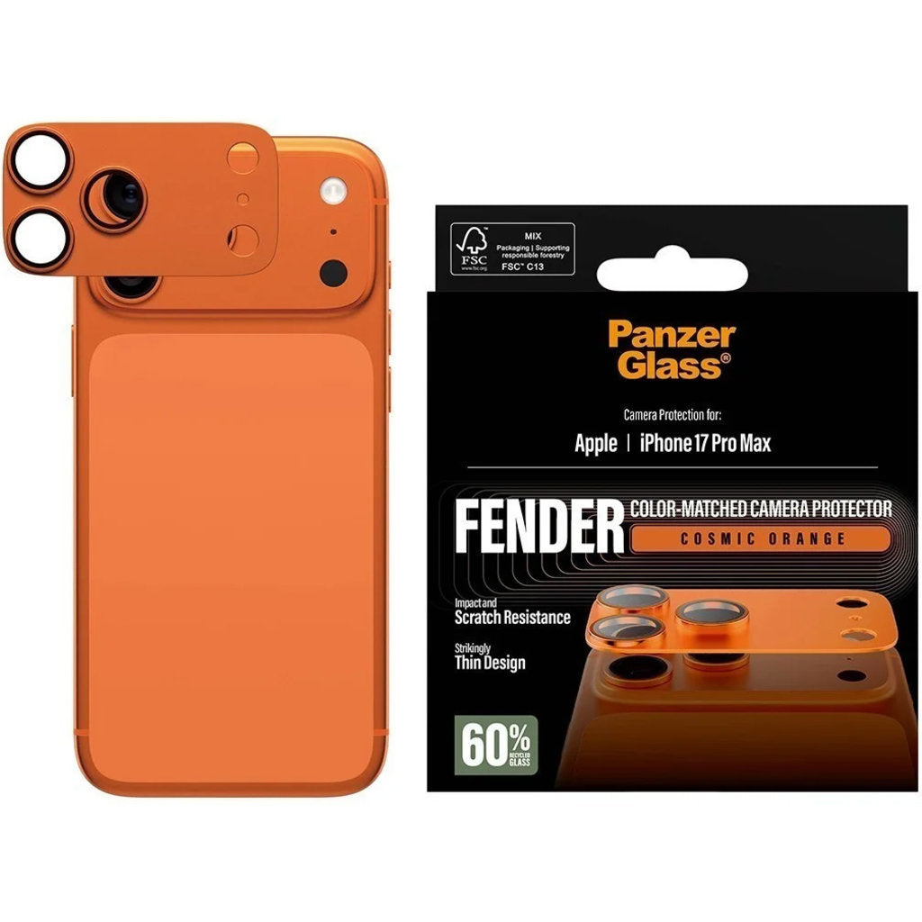PanzerGlass FENDER Camera Protector Cosmic Orange iPhone 17 Pro Max