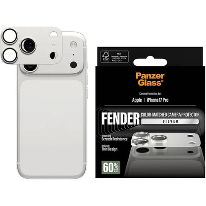 PanzerGlass FENDER Camera Protector Silver iPhone 17 Pro