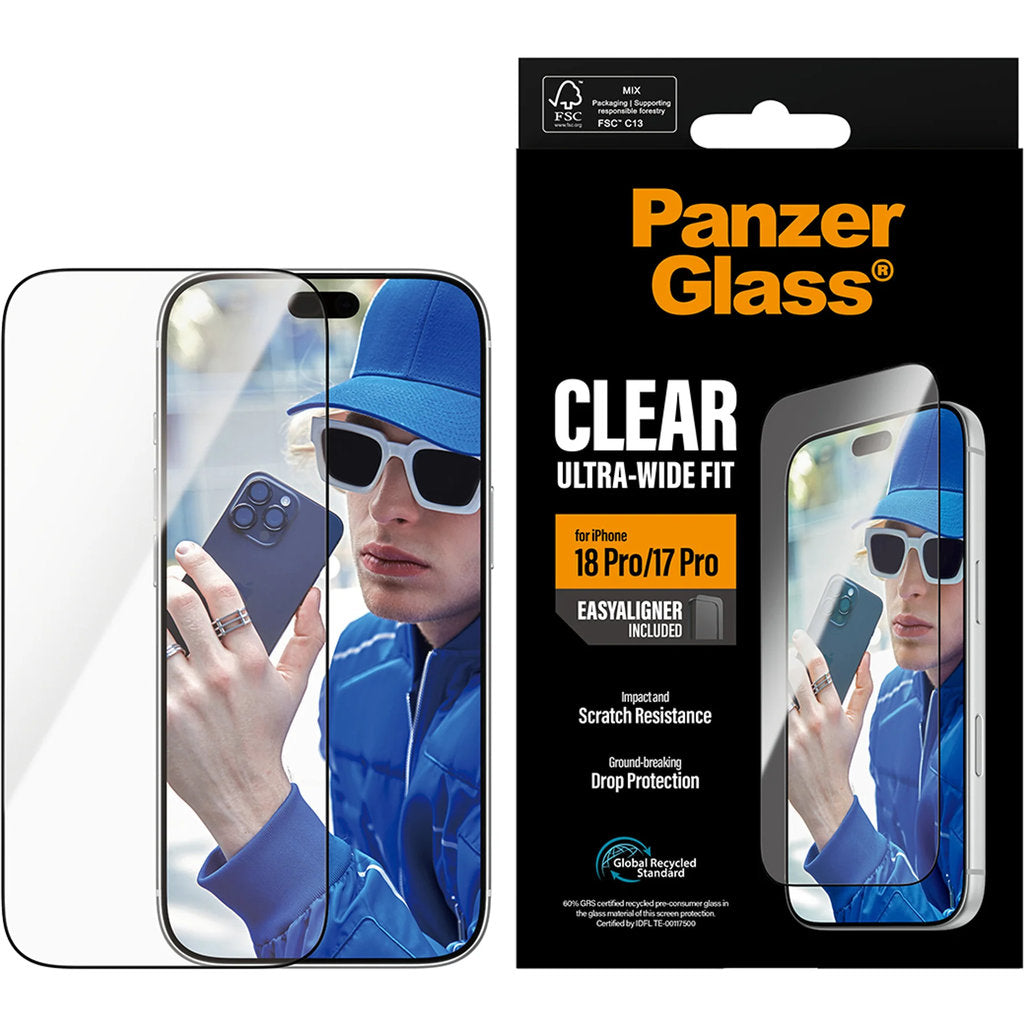 PanzerGlass Apple iPhone 18 Pro/17 Pro Ultra-Wide Fit with EasyAligner – foto 2