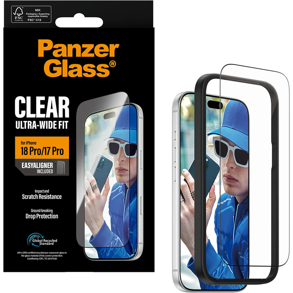 PanzerGlass Apple iPhone 18 Pro/17 Pro Ultra-Wide Fit with EasyAligner – foto 5