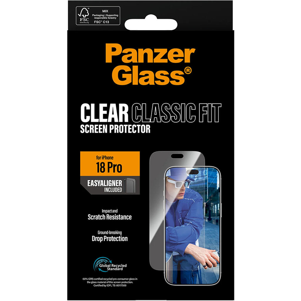 PanzerGlass Apple iPhone 18 Pro Classic fit w. EasyAligner – foto 1