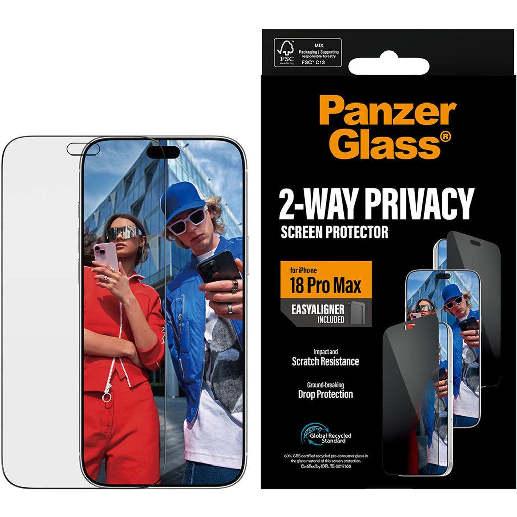 PanzerGlass Apple iPhone 18 Pro Max Ultra-Wide Fit Privacy w. EasyAligner – foto 2