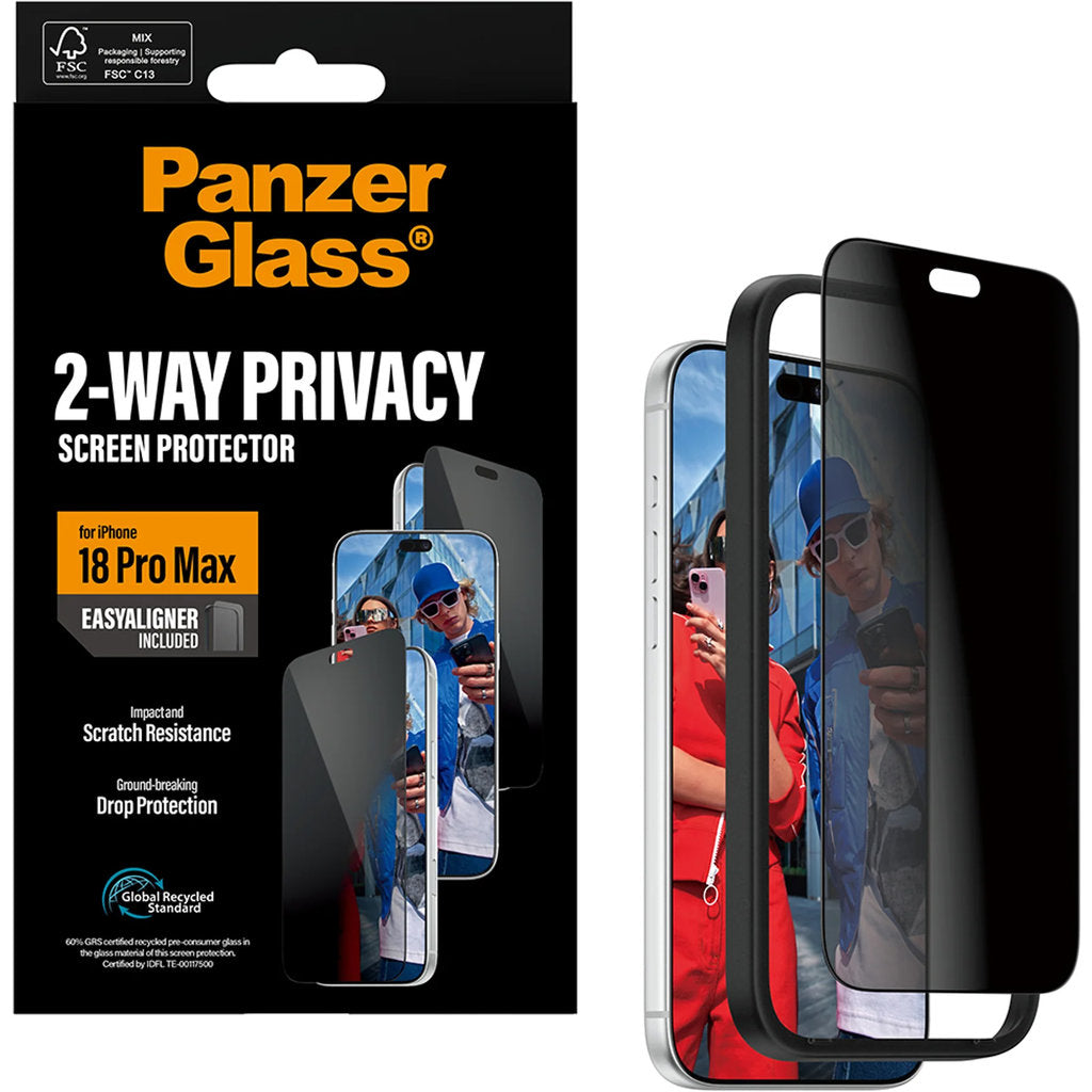PanzerGlass Apple iPhone 18 Pro Max Ultra-Wide Fit Privacy w. EasyAligner – foto 6