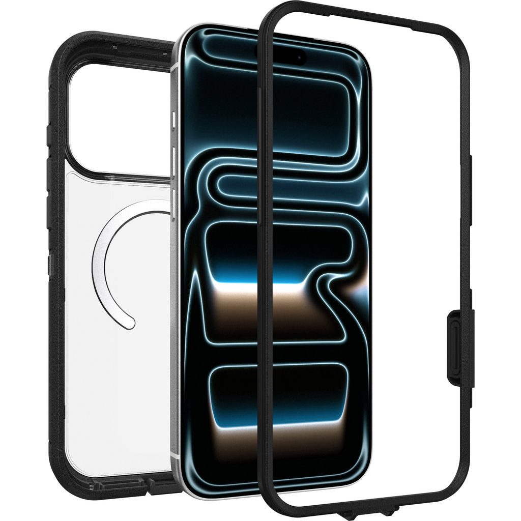OtterBox Defender Pro XT Clear Camera Control iPhone 18 Pro Max/17 Pro Max Dark Side - Clear/Black – foto 2