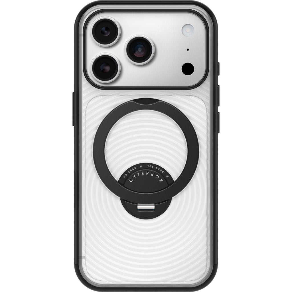 OtterBox Symmetry Stand MagSafe Camera Control iPhone 18 Pro Max/17 Pro Max Umbra - Clear/Black – foto 1