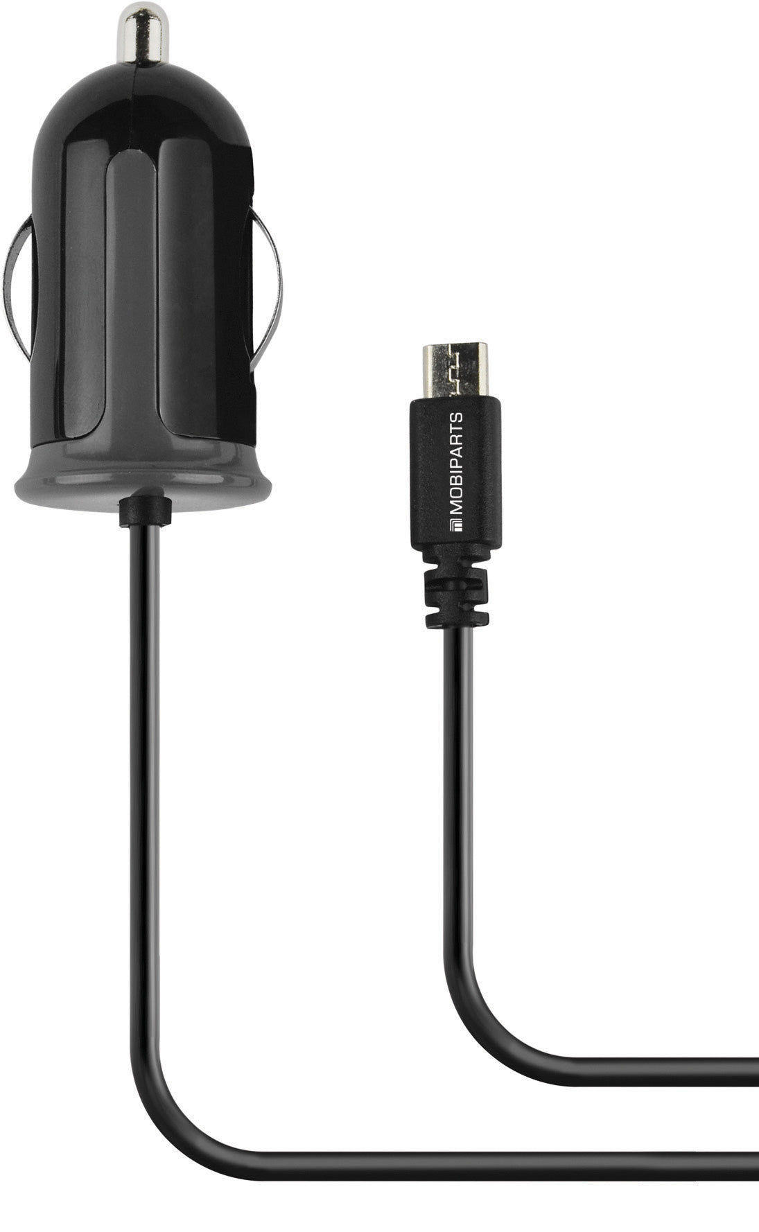 Mobiparts Car Charger Micro USB 2.1A Black