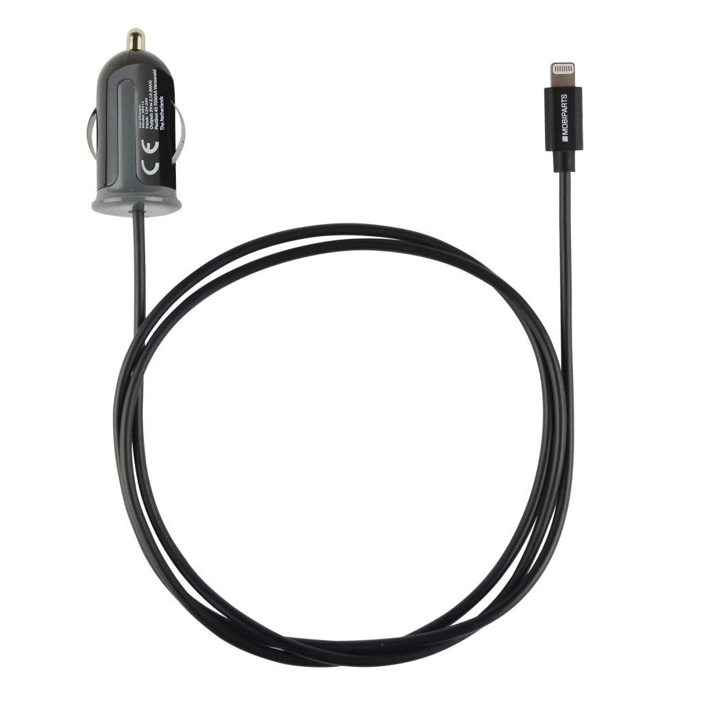 Mobiparts Car Charger Apple Lightning 2.4A Black